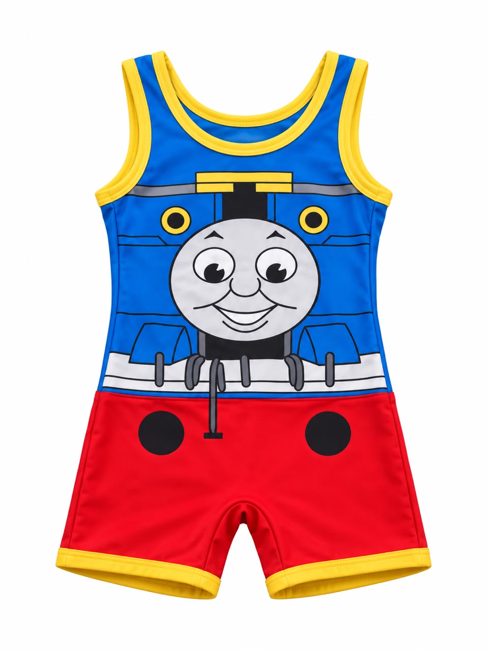 Blue Train Kids Swim Romper